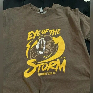 Fernando Tatis Jr Eye of the Storm 1 Eye Celebration Short Sleeve Tshirt Unisex